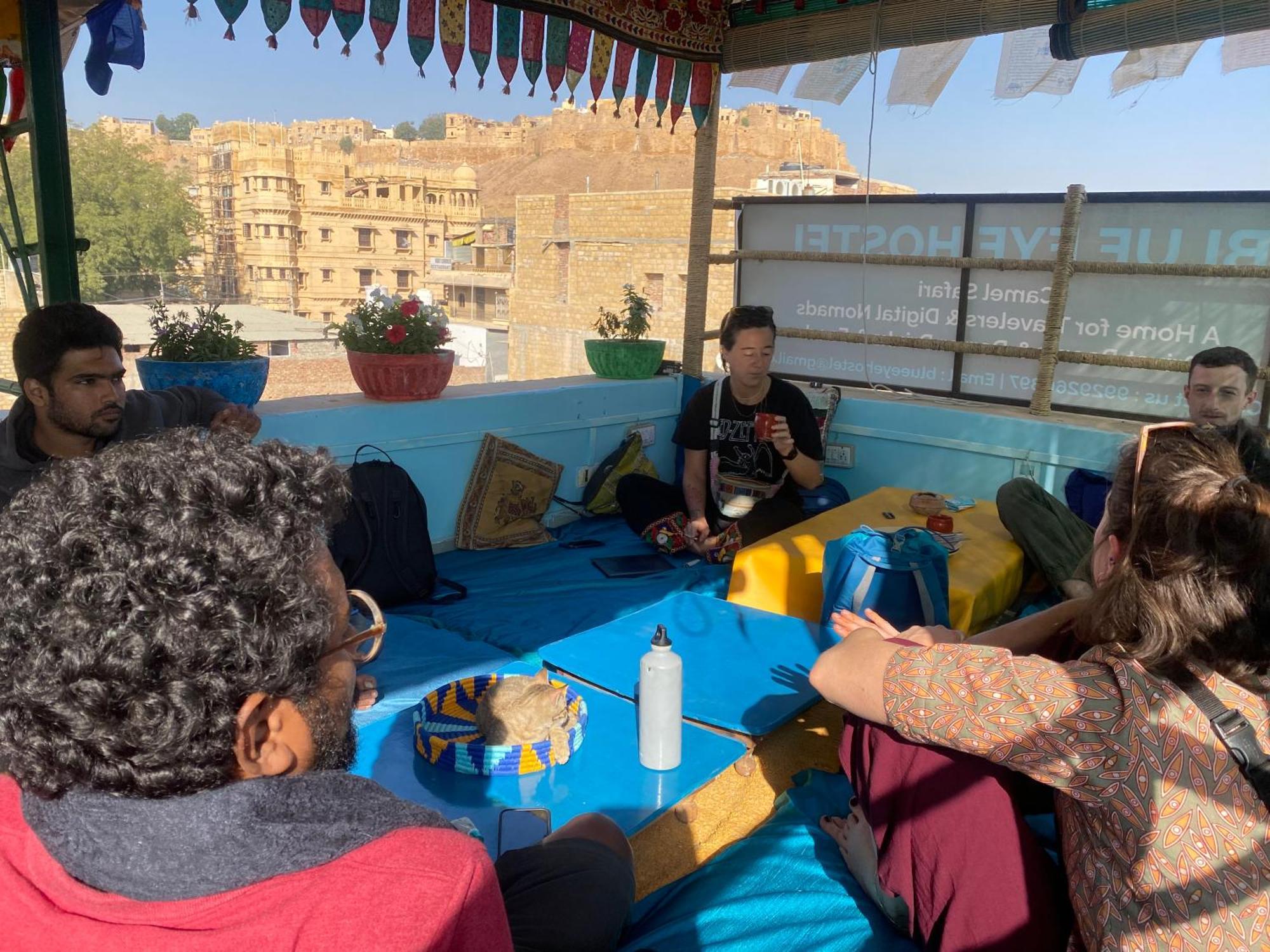Blue Eye Hostel Jaisalmer Exteriör bild