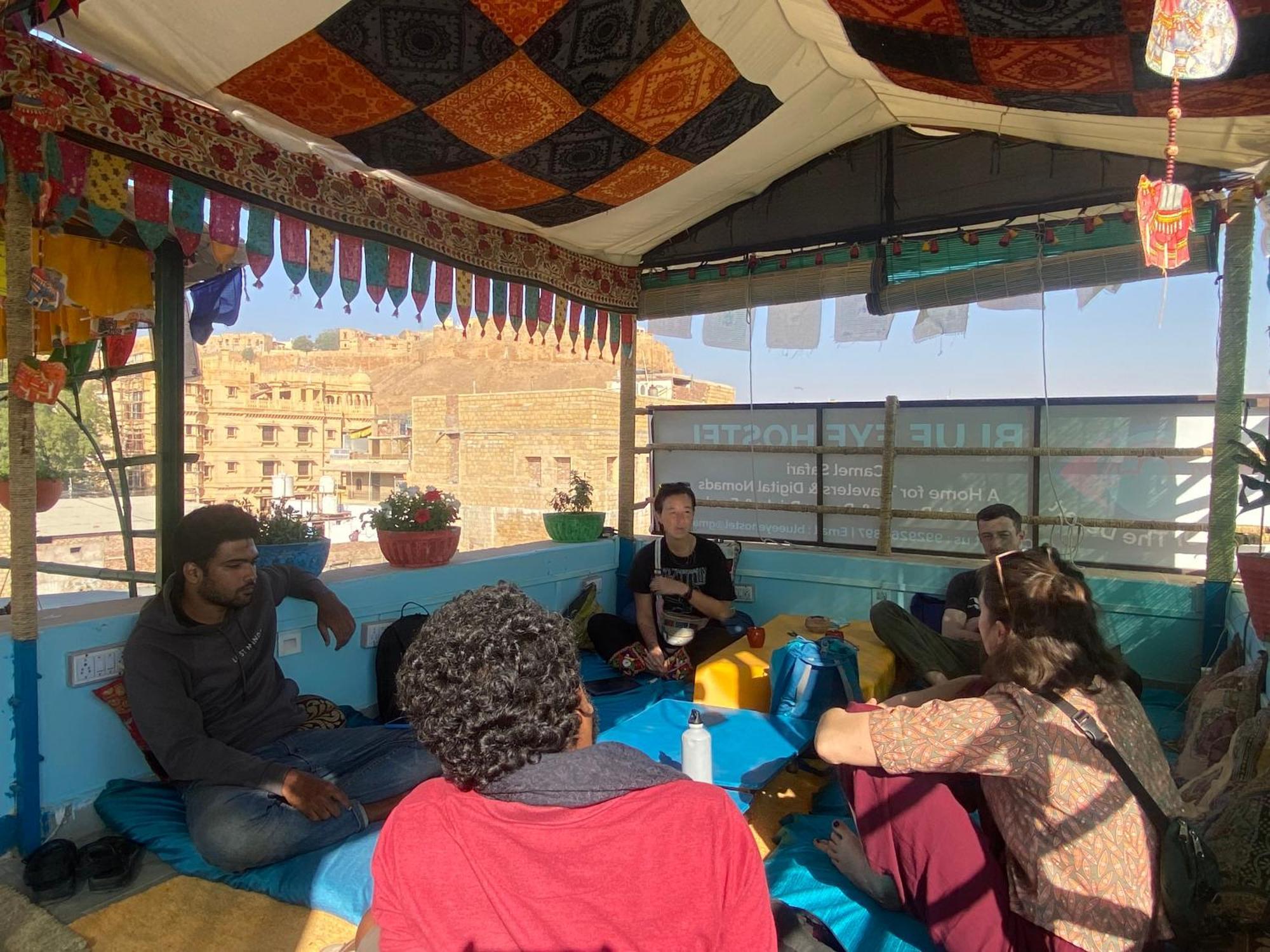 Blue Eye Hostel Jaisalmer Exteriör bild